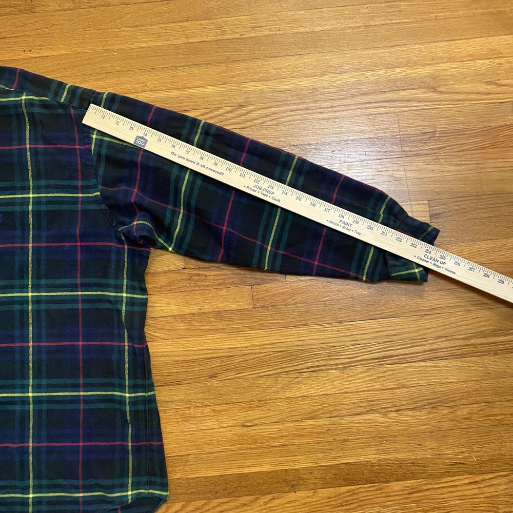 Ralph Lauren Shirt Mens 2XL Black Plaid Blake Button Down Cotton Pony Logo - Picture 7 of 10